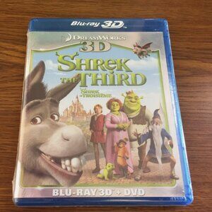 *NEW SEALED* 3D Blu-ray Shrek the Third (3D Blu-ray/DVD) Mike Myers